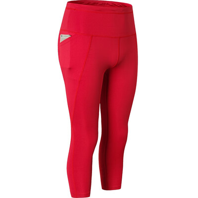 

New sexy girls pocket gym long yoga pants sports pants female compressed running pants tight seven pants