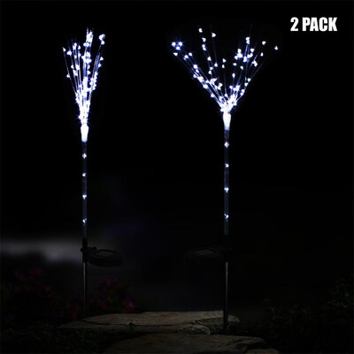 

Gobestart 100-LED DIY Shape Fireworks Tree Solar Lawn Light Pathway Garden Lamp 2PC