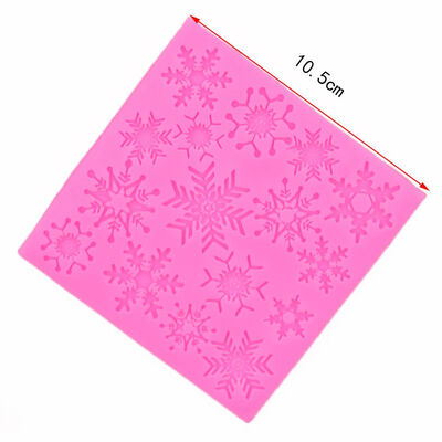

3D christmas decorations snowflake Lace chocolate Party DIY fondant baking cooking cake decorating tools silicone mold