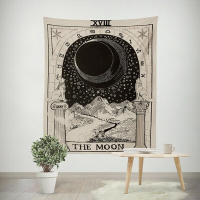 

Wall Hanging Tarot Tapestry Magical Moon Star Bedspread Large Tapestry Cover