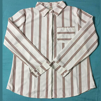 

Plus Size New Striped Blouse Women Casual Loose Fashion Top Slim Fit Long Sleeve Shirt All Match New Arrival For Women Blouse