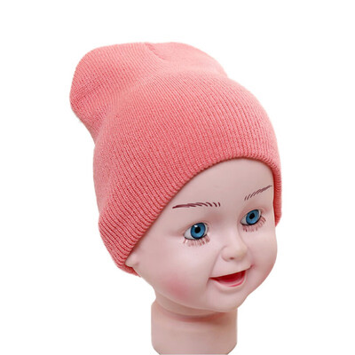 

Kids Hat Winter Warm Baby Hat Knitted Boy Girl Kids Toddler Infant Cap Beanie Candy Color