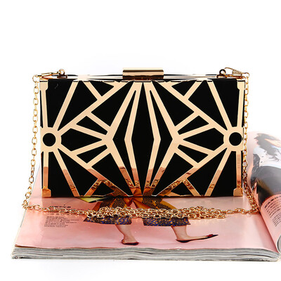 

Tailored Women New Evening Handbags Party Handmade Metal Net Clutch Shoulder Cross Bag
