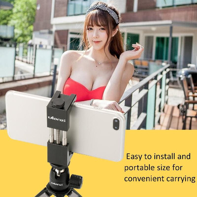 

Universal 14" Screw Mount Height Adjustable Smartphone Holder Simple Installation Phone Photograph Tool
