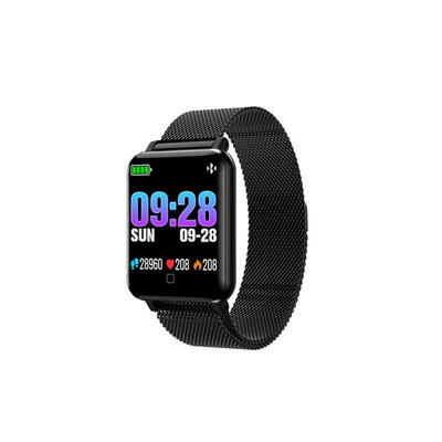 

M19 Heart Rate Blood Pressure IP68 Anti-watercolor Screen Smart Wristband Multi-function Steel Belt Smart Wristband