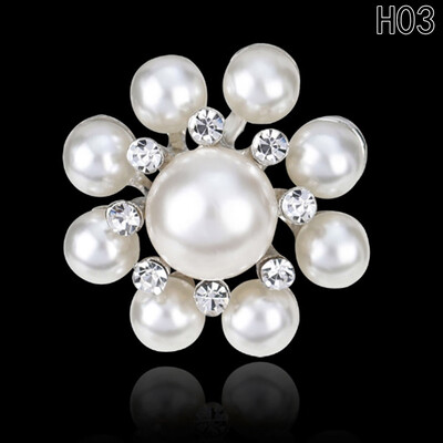 

Usable Imitation Brooch Pearl Rhinestone pins Charm Pearl Pins Pearl Brooch Gift Brooches Rhinestone