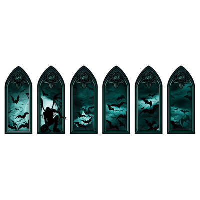 

Ghost Bat Halloween Wall Sticker Living Room Bedroom Decor Wall Decals Waterproof DIY Decals