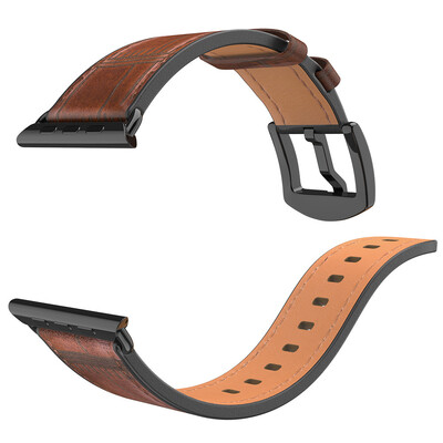 

〖Follure〗Leather Wrist Watch Strap Band Buckle Replaceme For IWatch 4 Apple Watch 44mm