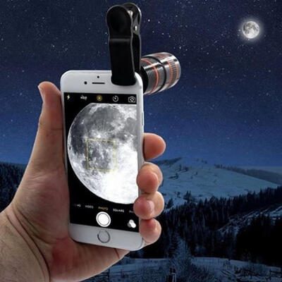 

8x Zoom Optical Phone Telescope Portable Phone Telephoto Camera Lens&Clip