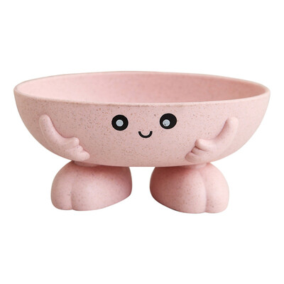 

Bath Shower Holder Dish Container Wheat Straw Soap Bowl Box Case Home Organizer Plastic Soap Holder