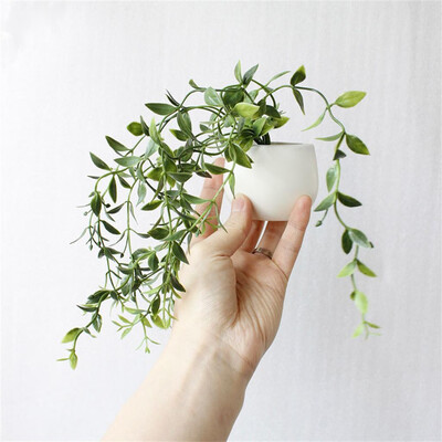 

Toponeto Artificial Flower Succulent Plant Refrigerator Sticker Bonsai Magnet GreenPlant
