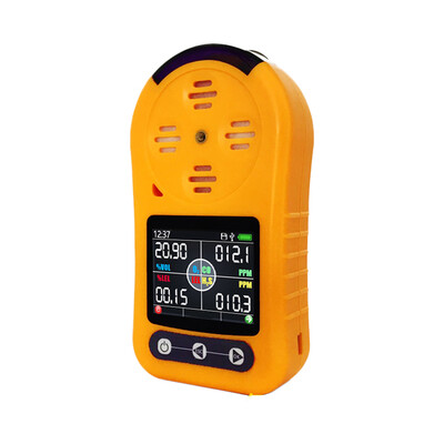 

4-in-1 Multi Oxygen Detector O2 Hydrogen Sulfide H2S Carbon Monoxide CO LEL Analyzer Meter Alarm