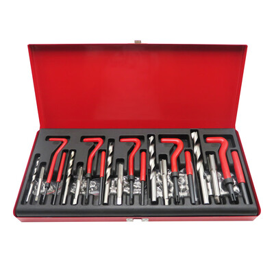 

131pcs Stripped Thread Rethread Repair Set Spark Plug Thread Repair Kits for Automotive Repairs
