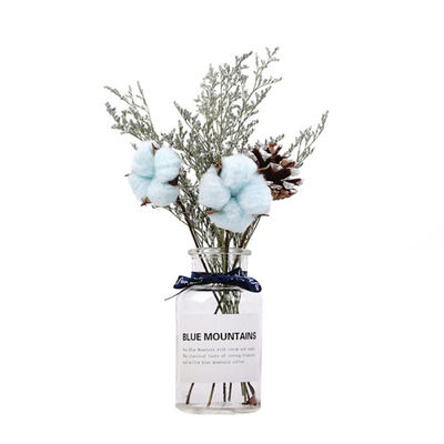 

Cute Dried Flowers Bouquet&Bottle Set Simple&Fashion Home Merry Christmas Wedding Decoration