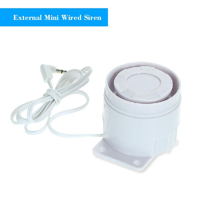 

External Mini Wired Siren 110 dB Prompt Alert Alarm for Home Security Alarm System