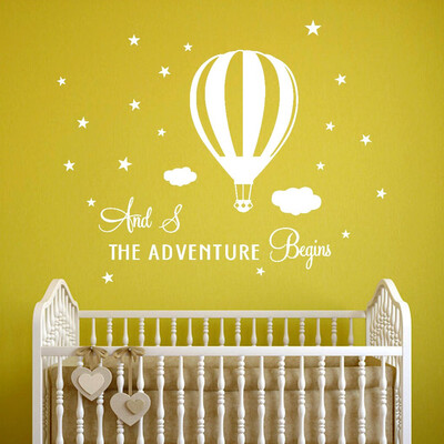 

Gobestart The Adventure Begins Home Decor Wall Sticker Decal Bedroom Vinyl Art Mural