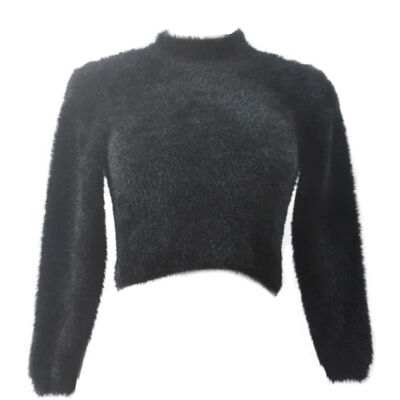 

Casual Half Turtleneck Sweater Woman Autumn Winter Knitting Pullovers Long Sleeve Short Solid Women Sweater