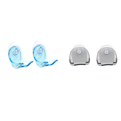 

2PCS Plastic Super Suction Cup Razor Rack Clear Bathroom Razor Holder Shaver Storage Rack Bracket