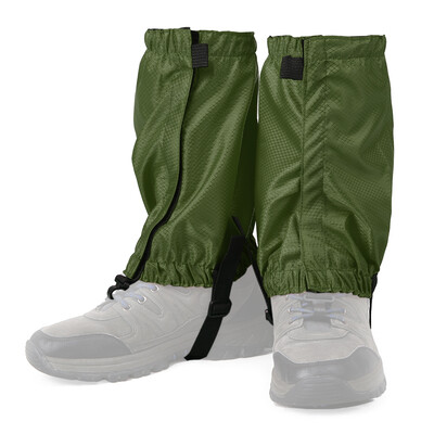 

1 Pair Water Resistant Leg Gaiters Women Men Low Gaiters Leg Cover Protection Guard for Camping Walking Hiking Climbing