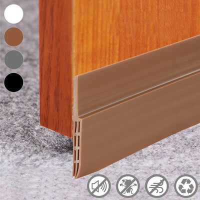 

Door Draft Stopper Under Door Seal for ExteriorInterior Doors Door Sweep Strip Under Door Draft Blocker Soundproof Door Bottom