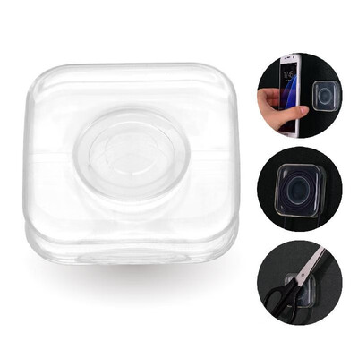 

Magic Nano Rubber Pad Mobile Phone Holder Sticker Universal Phone Car No Trace Multi-Function Gel Pad Round Pack of 3PCS