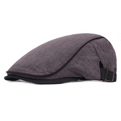 

Men Flat Cap Ivy Newsboy Hat Adjustable Driving Caps