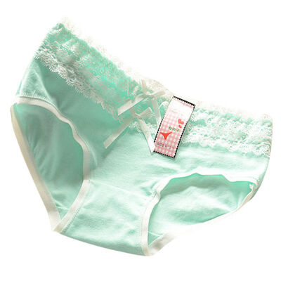 

Women Cotton Briefs Sexy Lace PantIes Bow Underwear Ladies Cute Underpants Calcinha 14 Colors