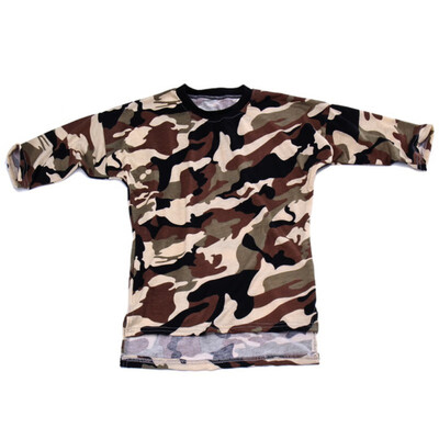 

2-6Y Baby Girls Cool Camouflage Dress Summer Long Sleeve Cotton Princess Beach Party Dress Baby Girls Summer Clothing