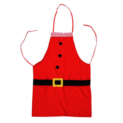 

Christmas Decoration Kitchen Apron Dinner Santa Kitchen Aprons for Women Home Garden Festive Household Merchandises Apron