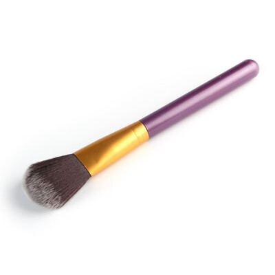 

Soft Cosmetic Makeup Basic Tool Flat Top Buffer Foundation Powder Rouge Brush Plastic Handle