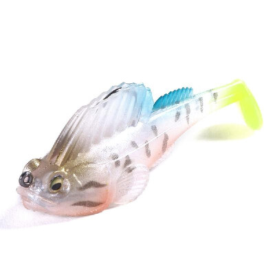 

7cm 14g Fishing Lure Lead Head Artificial Soft Bait with Tail