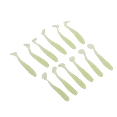 

12Pcs 5cm 06g Soft Artificial Fishing Lures Small Size Lightweight Grub Worm Swimbaits
