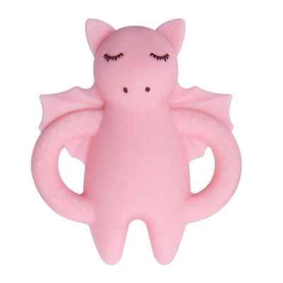 

FDA Approved BPA Free Dragon Shape Infant Kid Baby Silicone Chew Necklace Teething Sensory ToyPendants Baby Teether