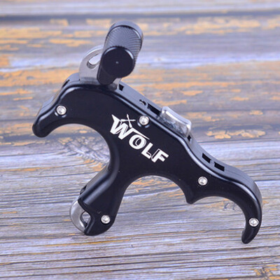 

3-finger Aluminum Alloy Release Aids Bow And Arrow Equipment Automatic Closing
