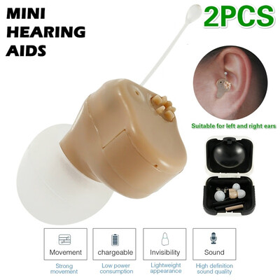 

Premium Mini Digital Hearing Aid Assistance Small Sound Voice Amplifier Enhancer 1 2pcs