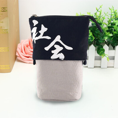 

Toponeto 1PC Store Pencil Case Box Unique Design Telescopic Pencil Bag Stationery Box