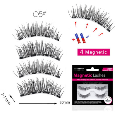 

Magnetic False Eyelash Lightweight Natural Fake Lashes Magnetic Eyelashes Without Glue New Arrival