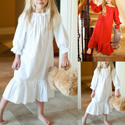 

Newborn Toddler Kid Baby Girl Princess Ruffle Party Tutu Xmas Dress Clothes