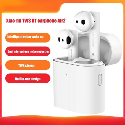 

Xiaomi Air 2 TWS Bluetooth Headset Mi True Wireless Earbuds Smart Voice Control LHDC Tap Control Dual MIC ENC Noise Isolation