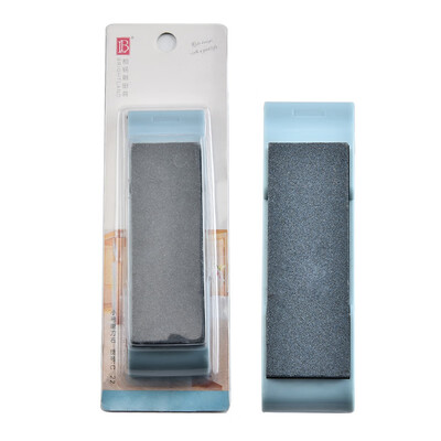 

1PCS Knife Sharpening Stone Kitchen Household Whetstone With Non-Slip Plastic Base vc