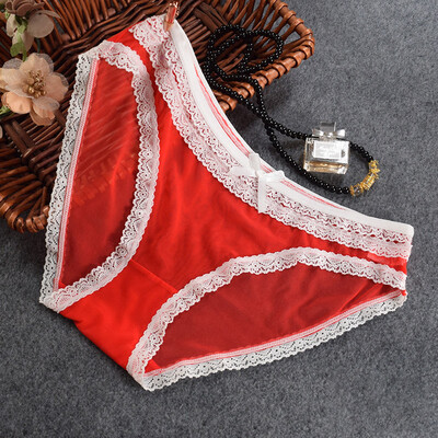 

Womens Sexy Lace Hipster Underpants Breathable Low Rise Briefs Cute Bikini Pant