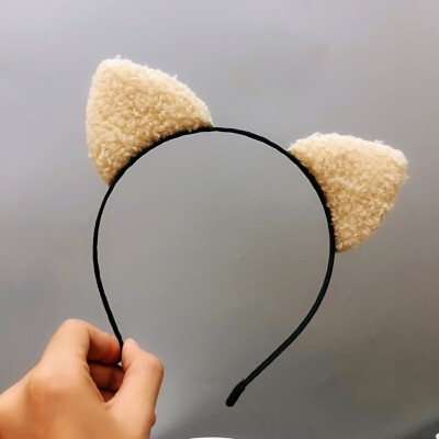 

Casual Fashion Baby Girl Cat Ear Hairband Childrens Cute Headwear Hair Accessories