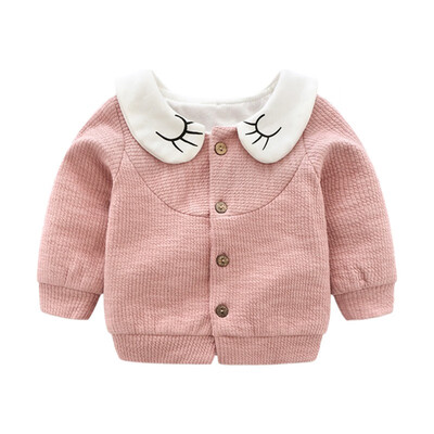 

Lovely Jacket For Girl Cartoon Baby Girls Jacket Autumn Long Sleeve Fashionable Baby Coat Cotton Kids Clothes Outfit Overcoat