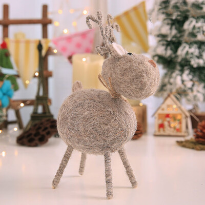 

Siaonvr Christmas Toys Sled Snowman Elk Shape Portable Cartoon Deer Pattern Snowman