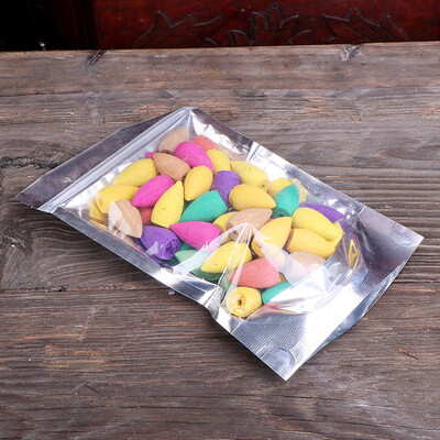 

50pcsbag Natural Sandalwood Backflow Incense Smoke Buddhism Pagoda Tower Indoor Hollow Cones Health Aroma Air Purifying Freshener