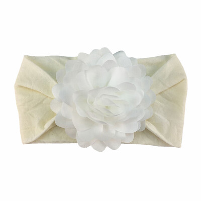 

Soft Cotton Knit Baby Heaband Cute Flower Elastic Haarband Baby Cute Girls Big Floral Design Headband Headwear Apparel Photograp