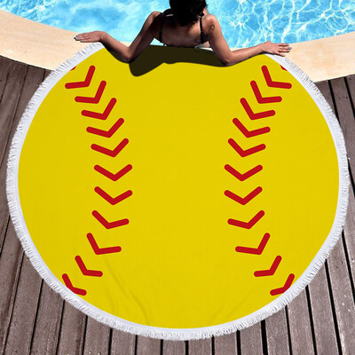 

Toponeto 1 PC Round Beach Pool Home Shower Towel Blanket Table Cloth Yoga Mat