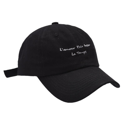 

Korean Hat Female Winter Fashion Small Letter Embroidery Harajuku Baseball Cap Male Chaozhou StudentsCap