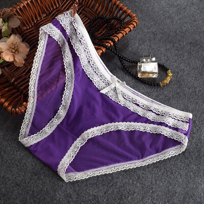 

Womens Sexy Lace Hipster Underpants Breathable Low Rise Briefs Cute Bikini Pant