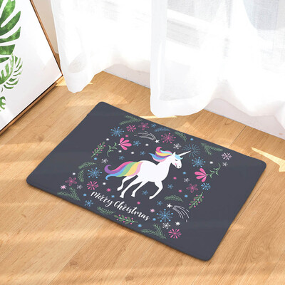 

Home Unicorn Carpet Fancy Cartoon Printed Non-slip Carpet For Living Room Bedroom